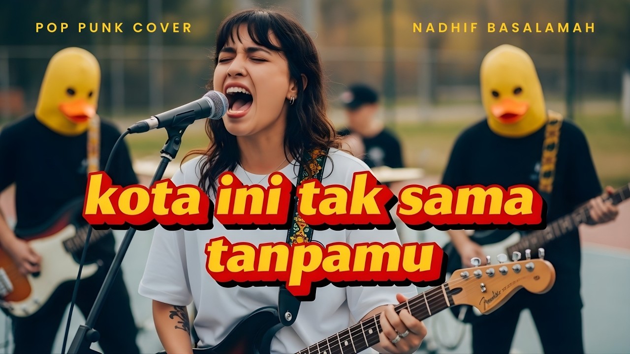 kota ini tak sama tanpamu - Nadhif Basalamah (Pop Punk Cover) by Meleduck | Jatuh cinta memang manis
