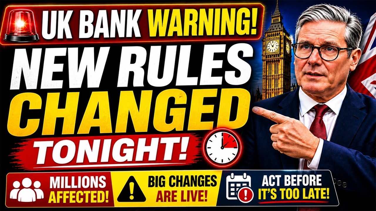 🚨 UK Bank Rules Changed TONIGHT! 🇬🇧 | Millions Affected ⚠️ | Act Before It&rsquo;s Too Late ⏰