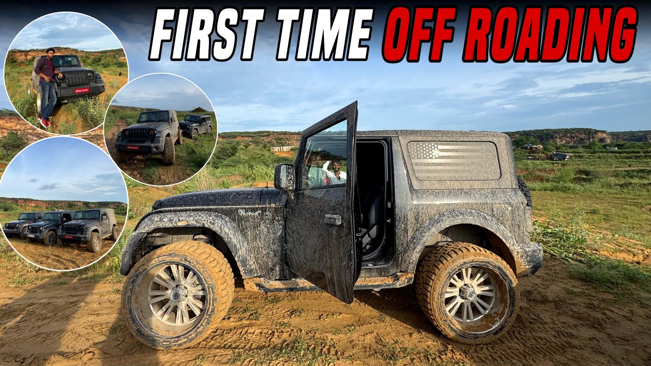 THAR SE KARI AAJ FIRST TIME OFF ROADING🔥MAJA AAGYA ❤️🔥