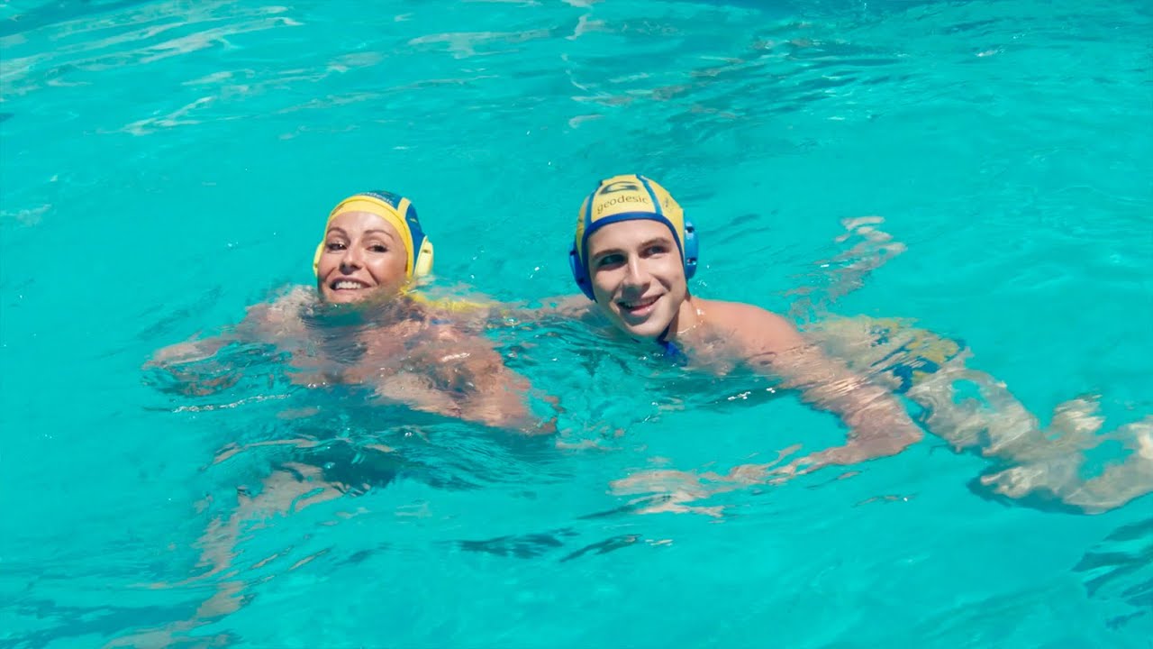 'Mueve la patata' #1: Santiago Barba entrena al waterpolo con Lydia Valentín