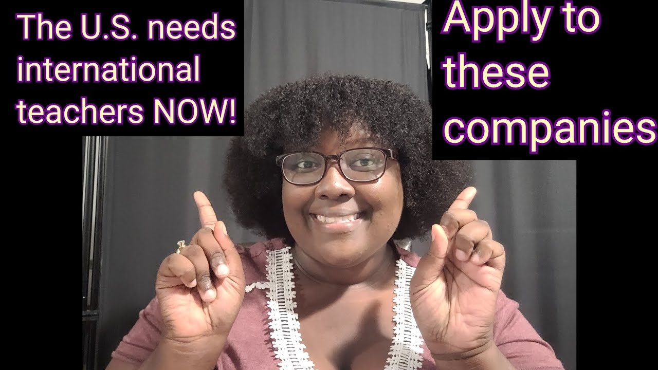 Wanna Teach  in the U.S? Here Are 5 Companies That Are Hiring International Teachers [Malika's Flex]