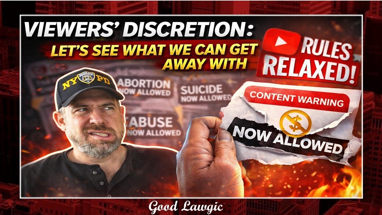 Viewers' Discretion: YouTube Just RELAXED the Rules… Let’s See What We Can Get Away With 😈