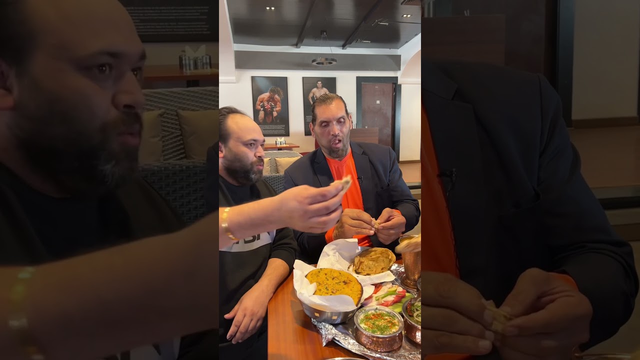 The Great Khali 200 Roti Khaata Hai ? #streetfood #dilsefoodie #thegreatkhali