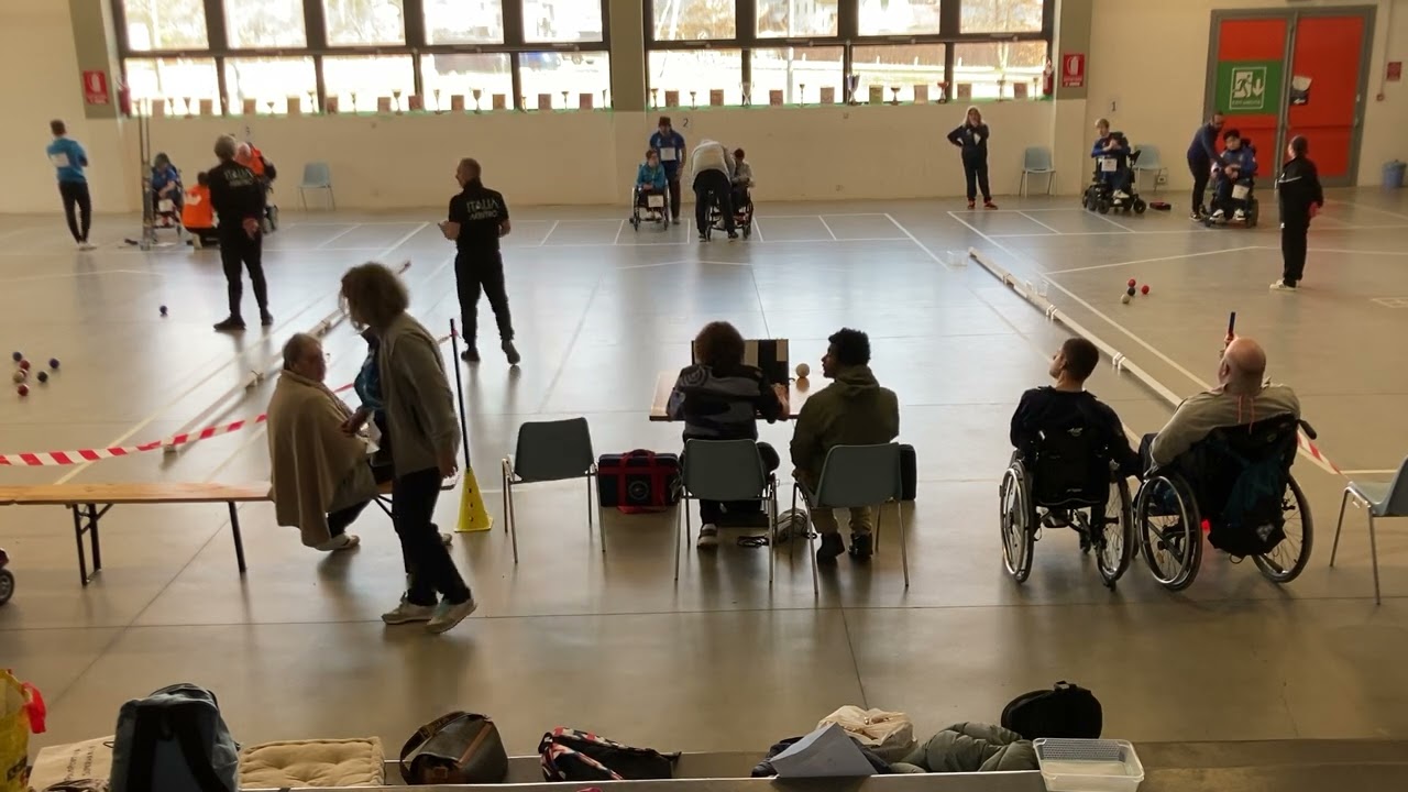 Gara interregionale di Boccia Paralimpica Sedico 8.3.25 - girone BC1 Soccol - Vullo