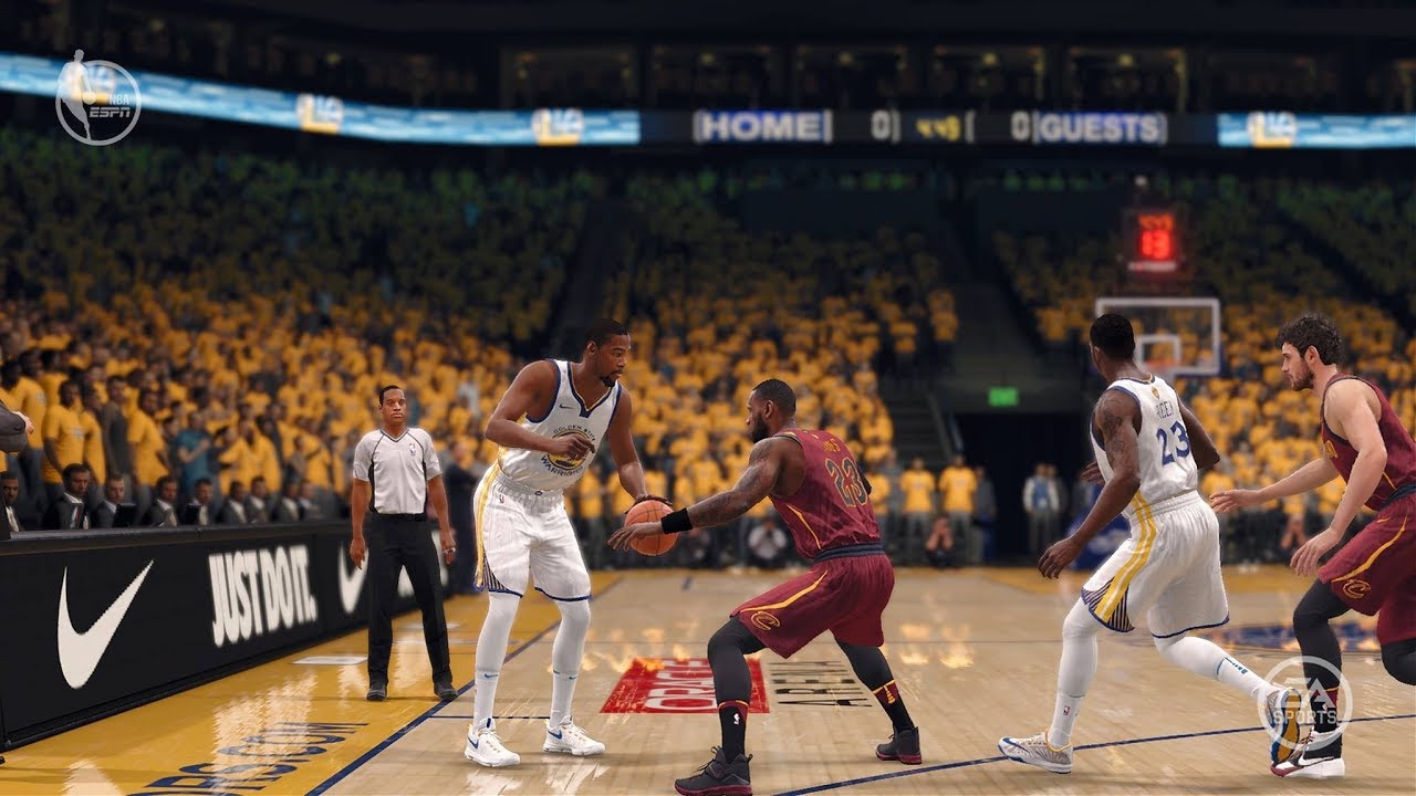 NBA LIVE 18 Patch 1.04 - New Animations + More Responsive + Better Visuals! Cavs vs Warriors - HD