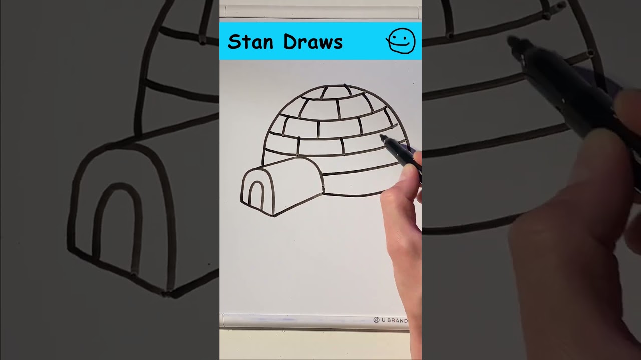 How to Draw an Igloo!
