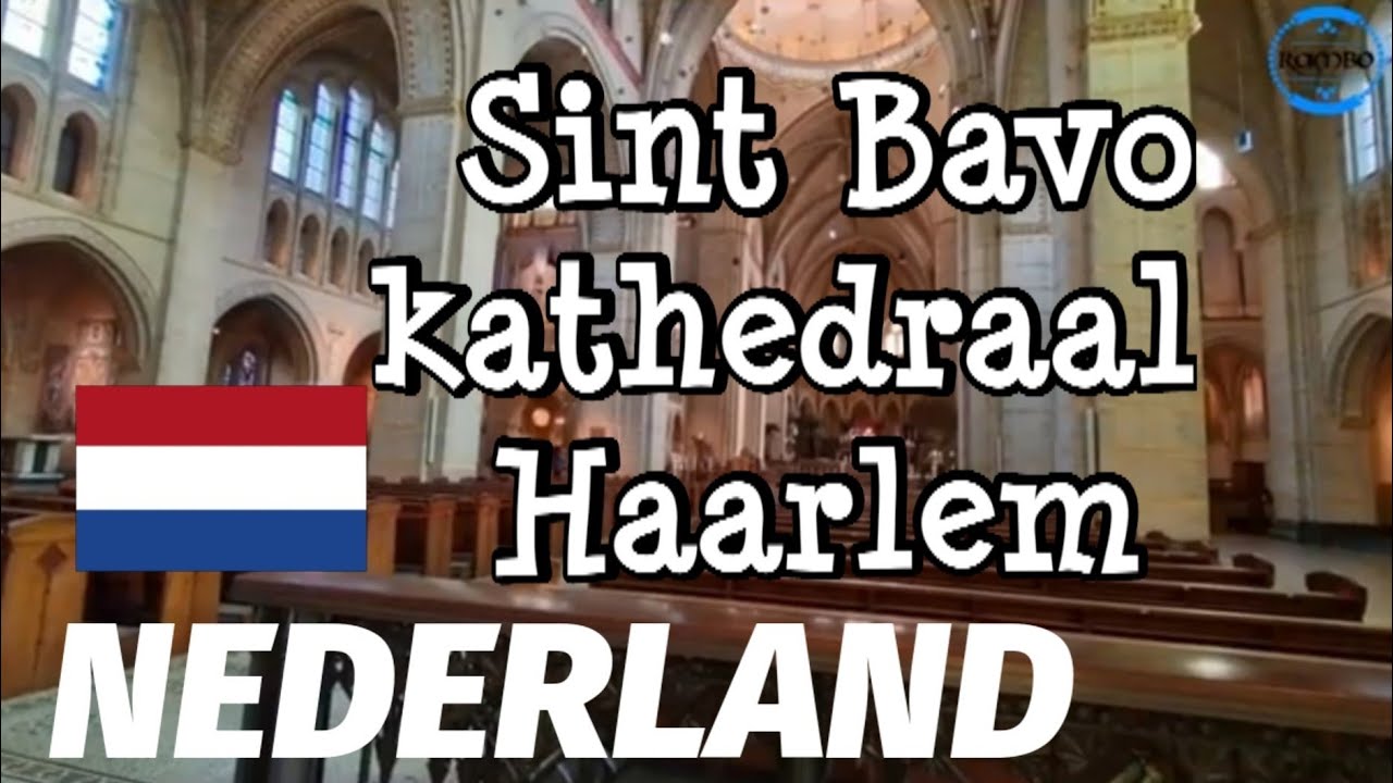 NEDERLAND Binnen in de Sint Bavo kathedraal van Haarlem