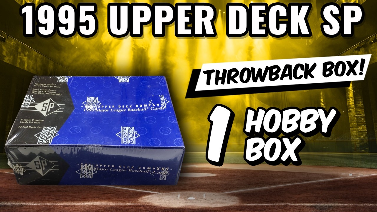 🚨THROWBACK SET!!!🚨 1995 UPPER DECK SP HOBBY BOX 