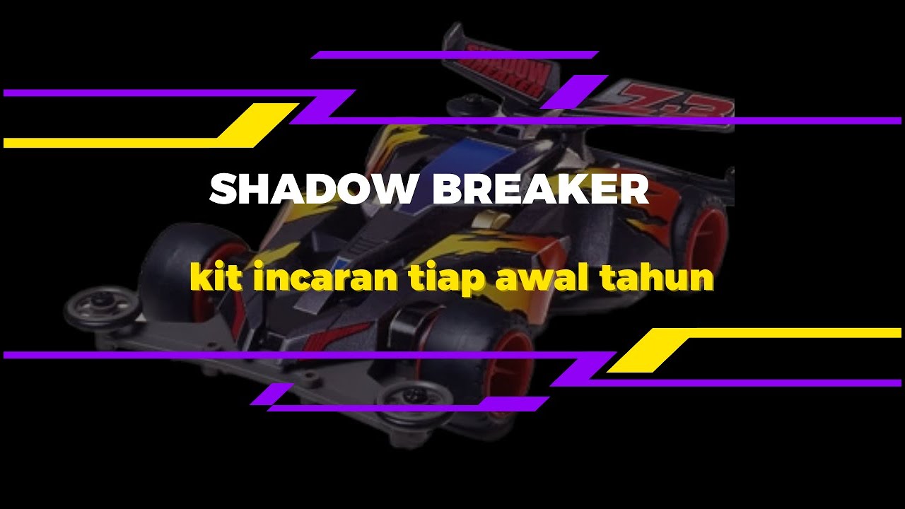 [ミニ四駆 ] UNBOXING, RAKIT SHADOW BREAKER Z-3 MIJ DUS KOMIK