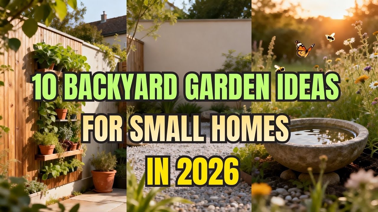 10 Backyard Garden Ideas for Small Homes That Will Change How Your Space Feels in 2026