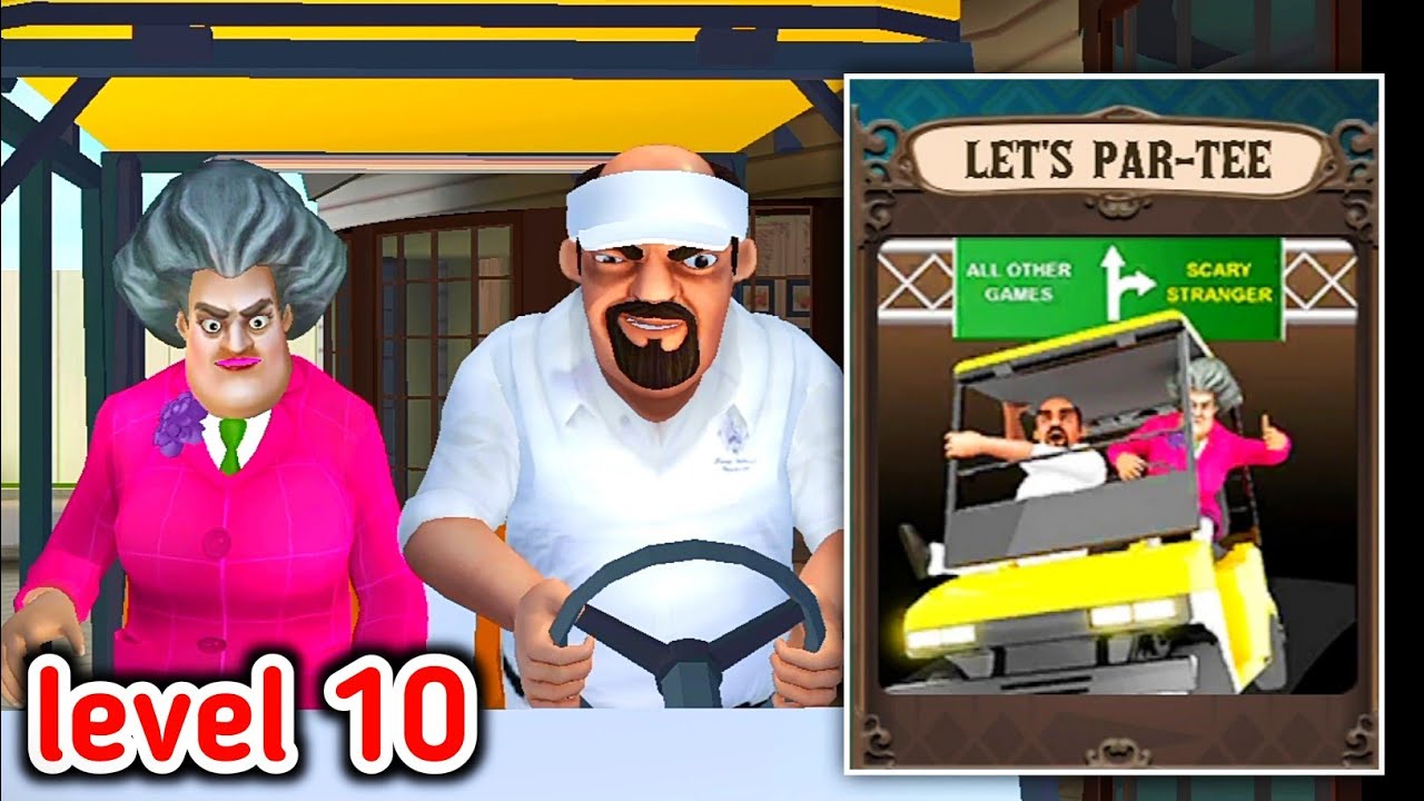 scary stranger 3d - LET'S PAR-TEE - level 10