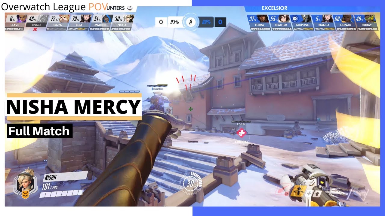 NISHA MERCY POV | Hunters vs Excelsior | Full Match | OWL Season 2021 Week 2