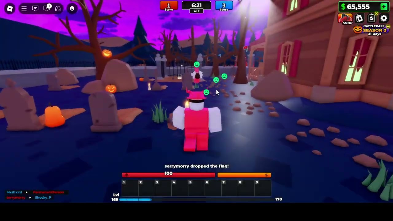 Flag Wars - Intense gameplay against Shocky_P