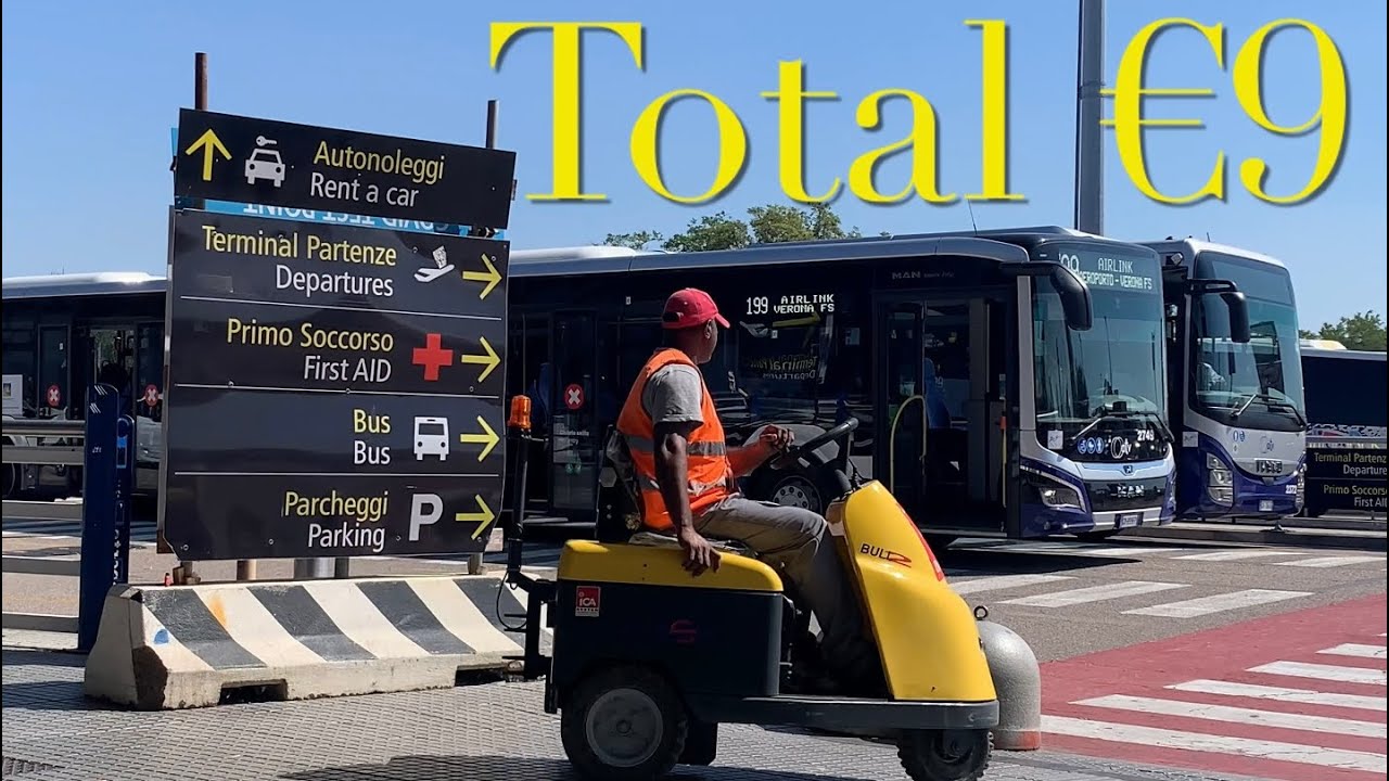 Getting from central Verona to the Airport & saving money 💰&euro;&euro;&euro;&euro;