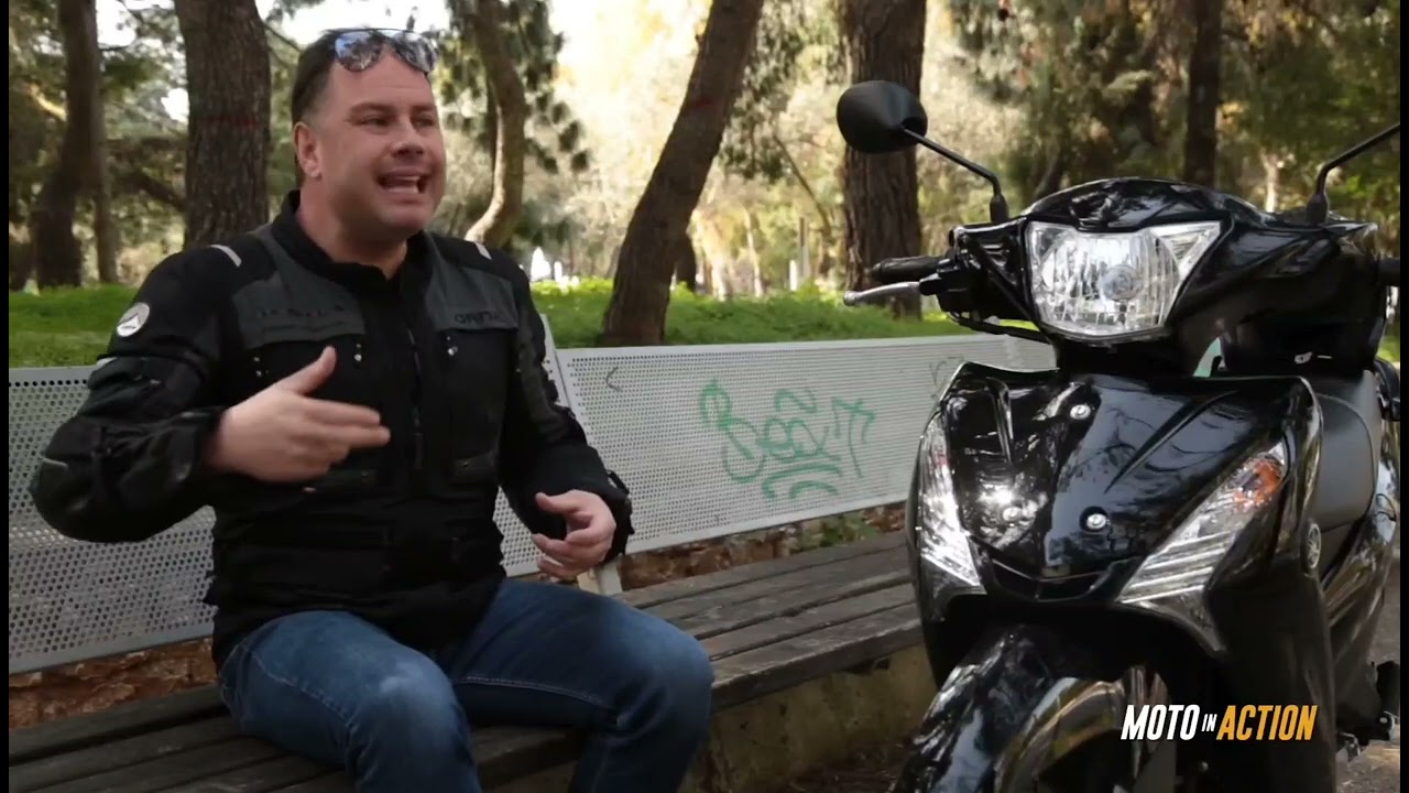 YAMAHA Crypton 115 Test Ride Moto in Action