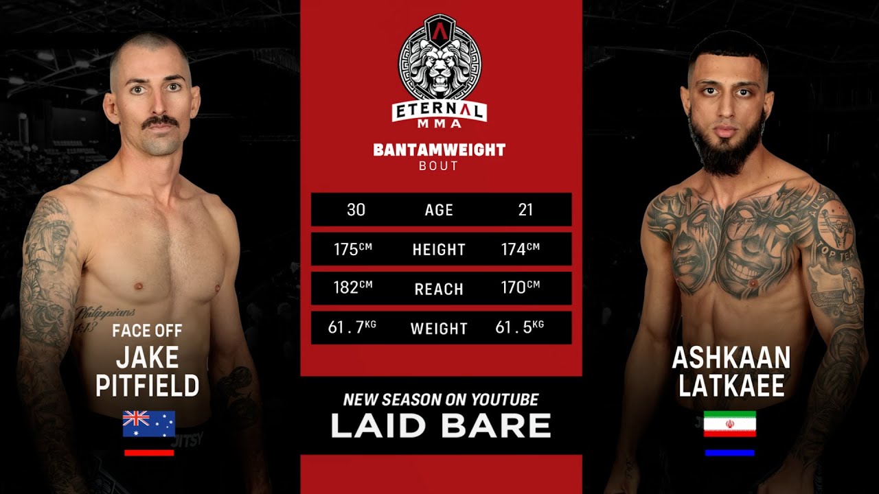 Eternal MMA 88: Jake Pitfield VS Ashkaan Latkaee