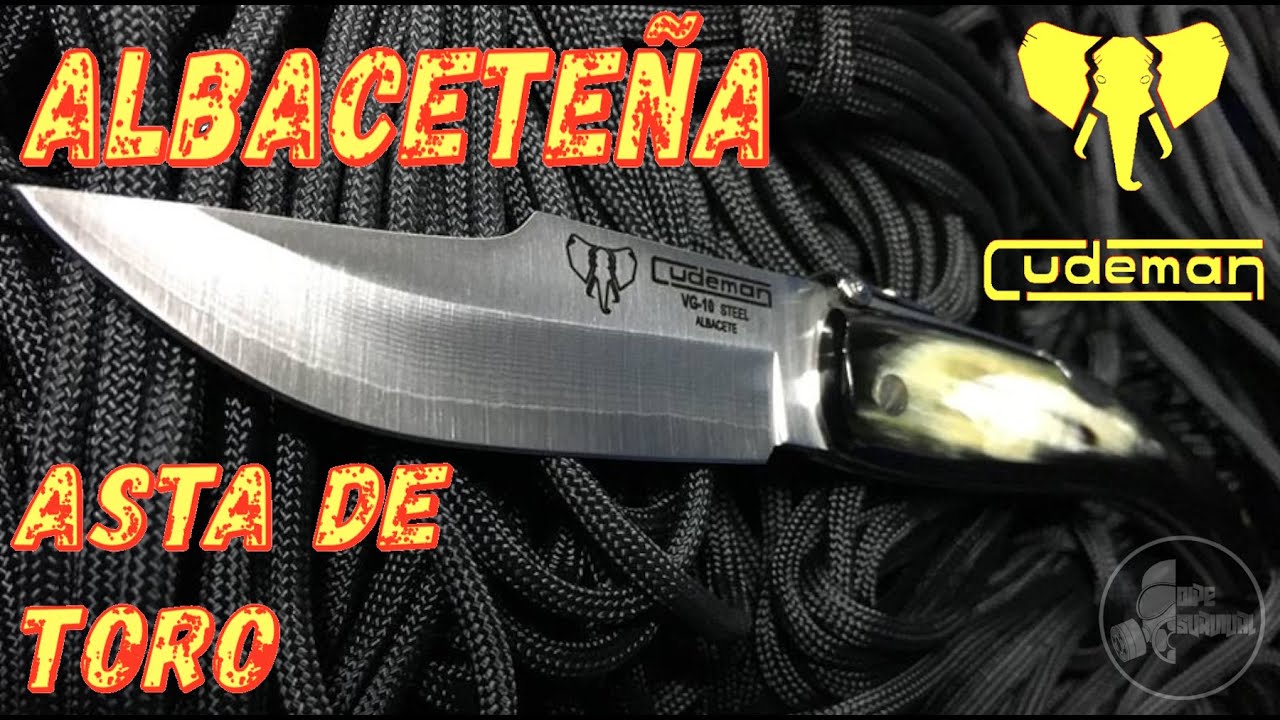 😲👍ESTA NAVAJA CUDEMAN SORPRENDE A MUCHOS❗ CUDEMAN 380-AF ALBACETE&Ntilde;A ASTA DE TORO, TE GUSTAR&Aacute;