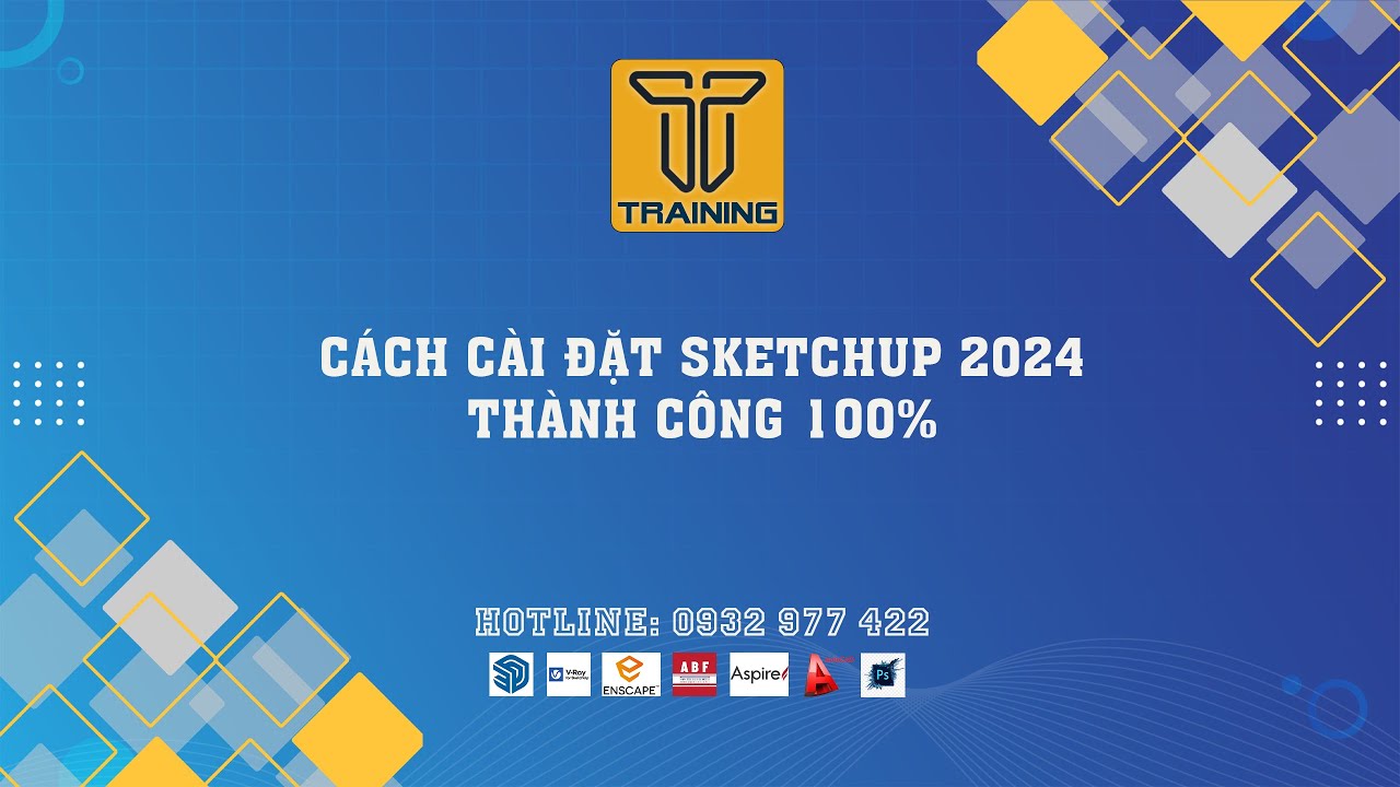HƯỚNG DẪN CÀI ĐẶT SKETCHUP 2024