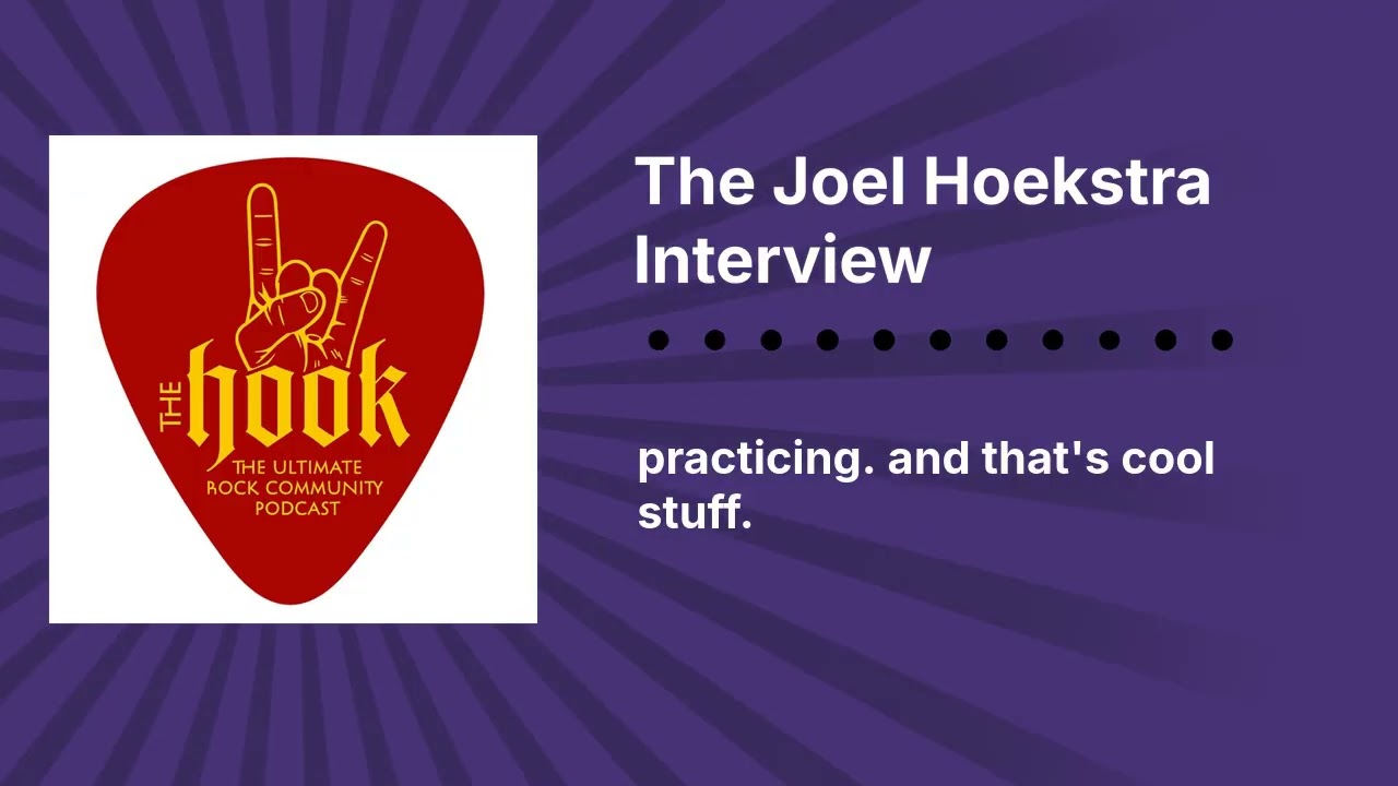 The Joel Hoekstra Interview | The Hook Rocks!