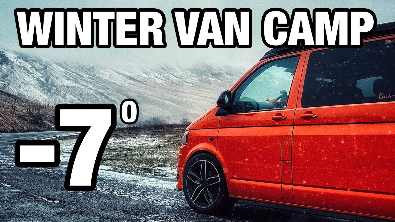 VAN LIFE UK: VAN CAMPING in SUB ZERO TEMPERATURES