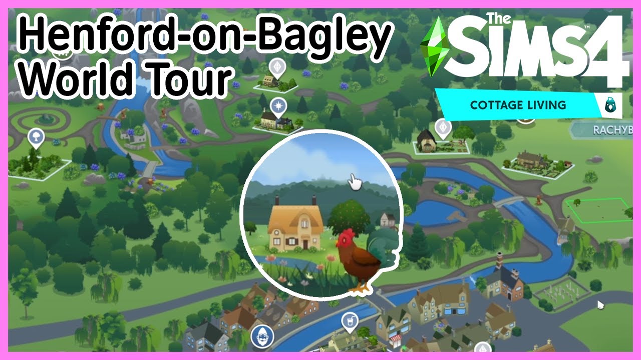 The Sims 4 Cottage Living World Tour Henford-on-Bagley