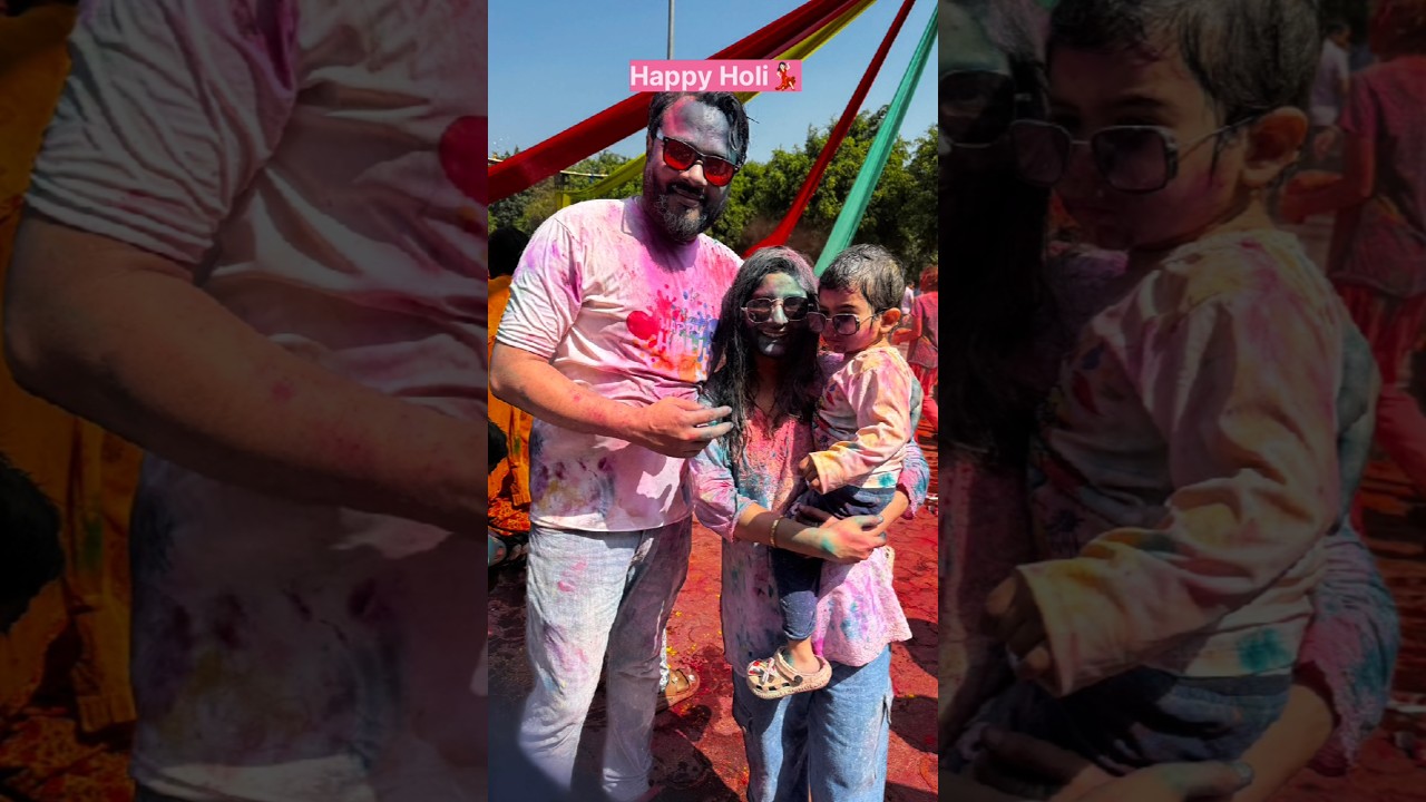 Happy Holi Everyone💖colour se hua bura haal😱#ytshorts#treding#viral#holi#newreel#views#masti#friends