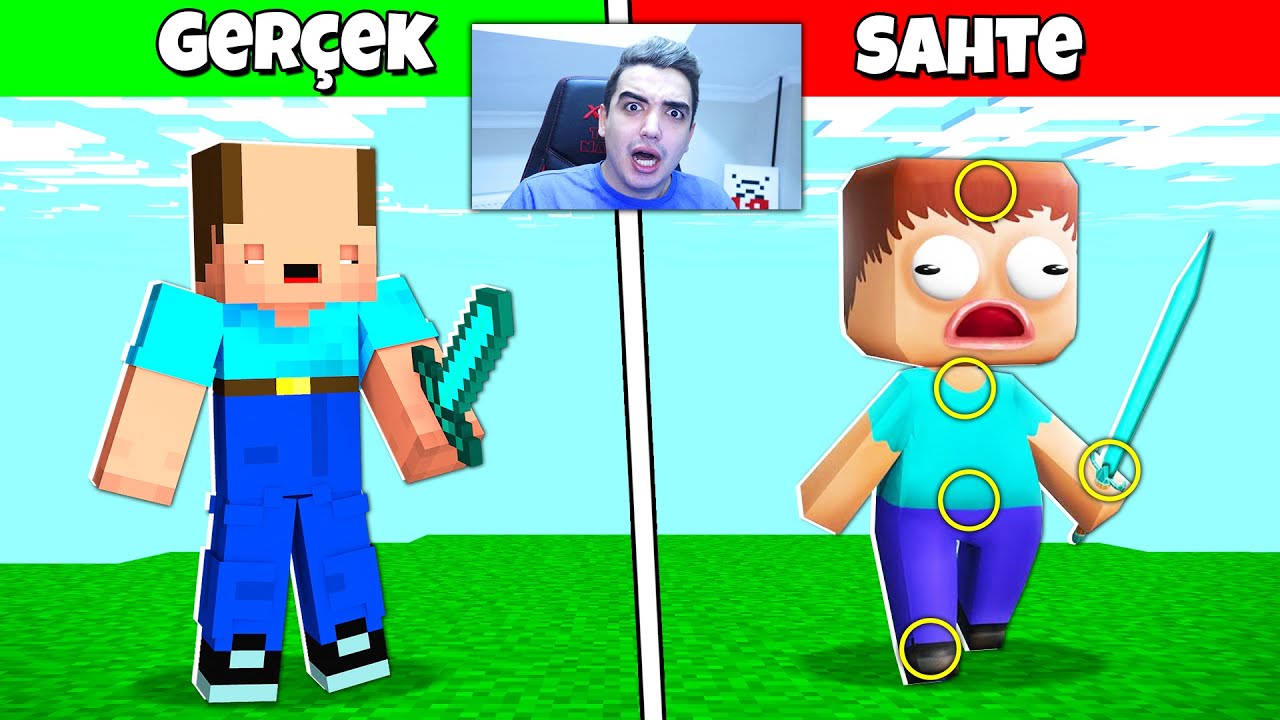 NOOB VE BALON KAFA İLE 7 FARK OYNADIK !! - BalonCraft #345 - Minecraft