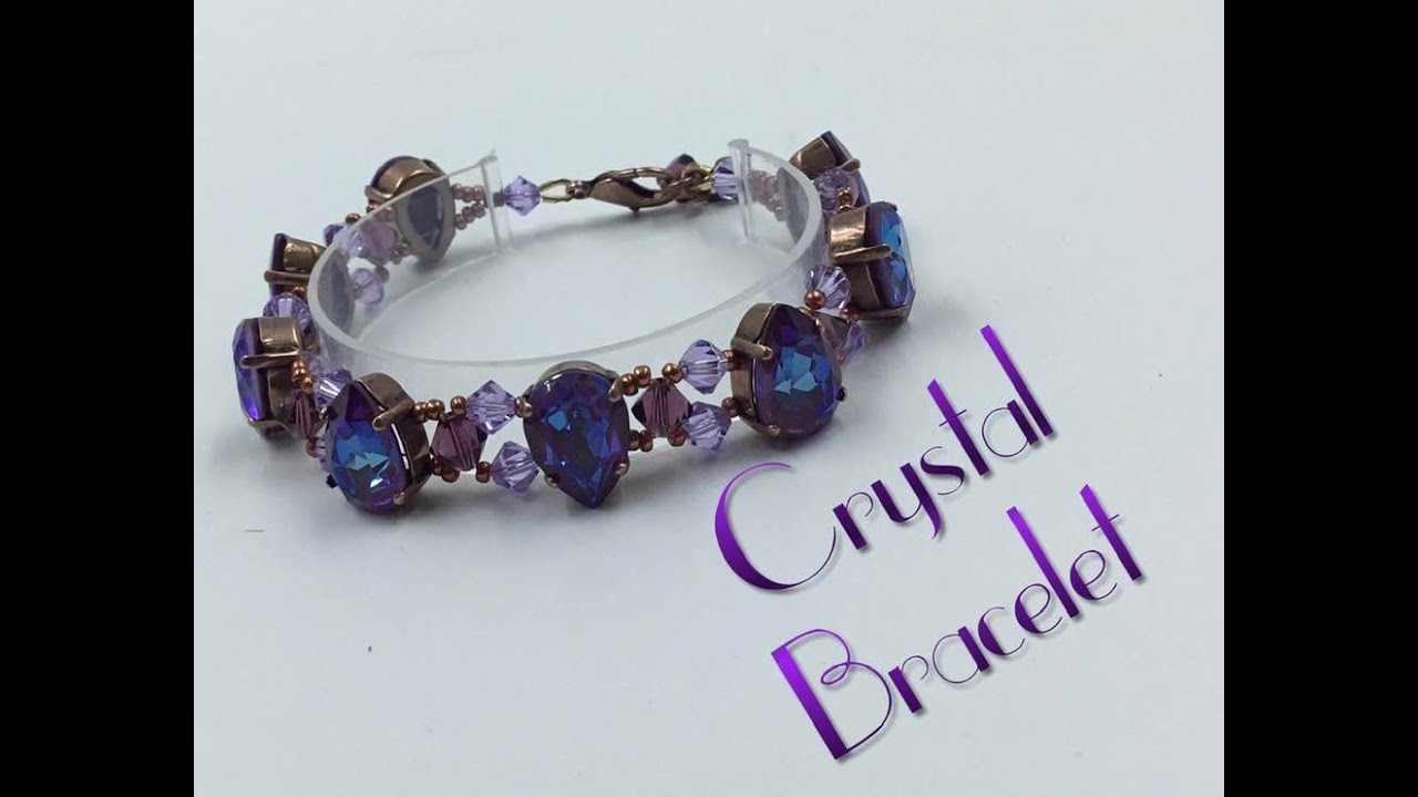 Crystal Weave Bracelet Tutorial