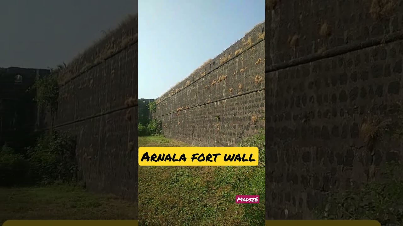 Still standing strong and beautiful - The Wall of Arnala Fort !