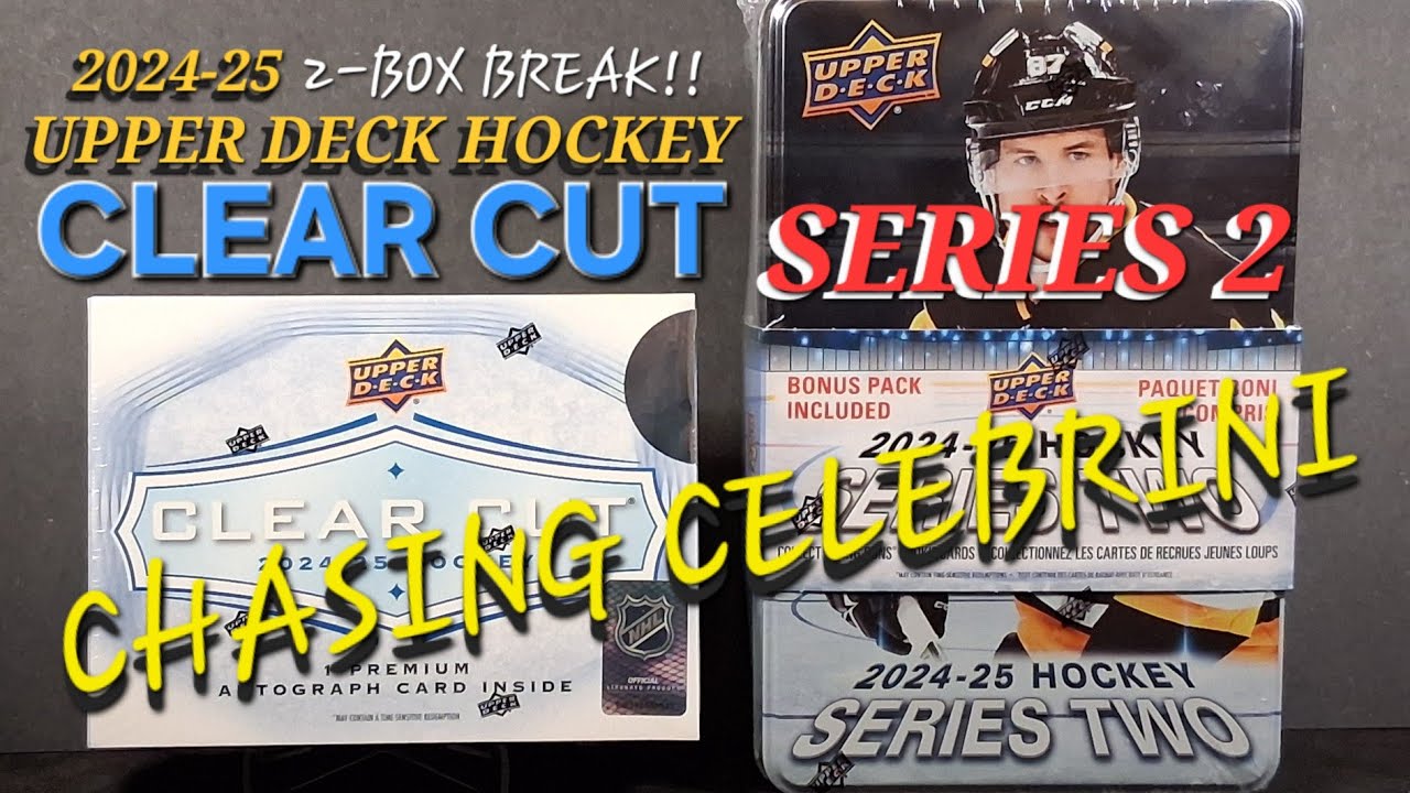 I WENT A LITTLE NUTZ! 🫢 2024-25 UPPER DECK SERIES 2 & CLEAR CUT + SOME RECENT CARD SHOW PICK-UPS 🆕