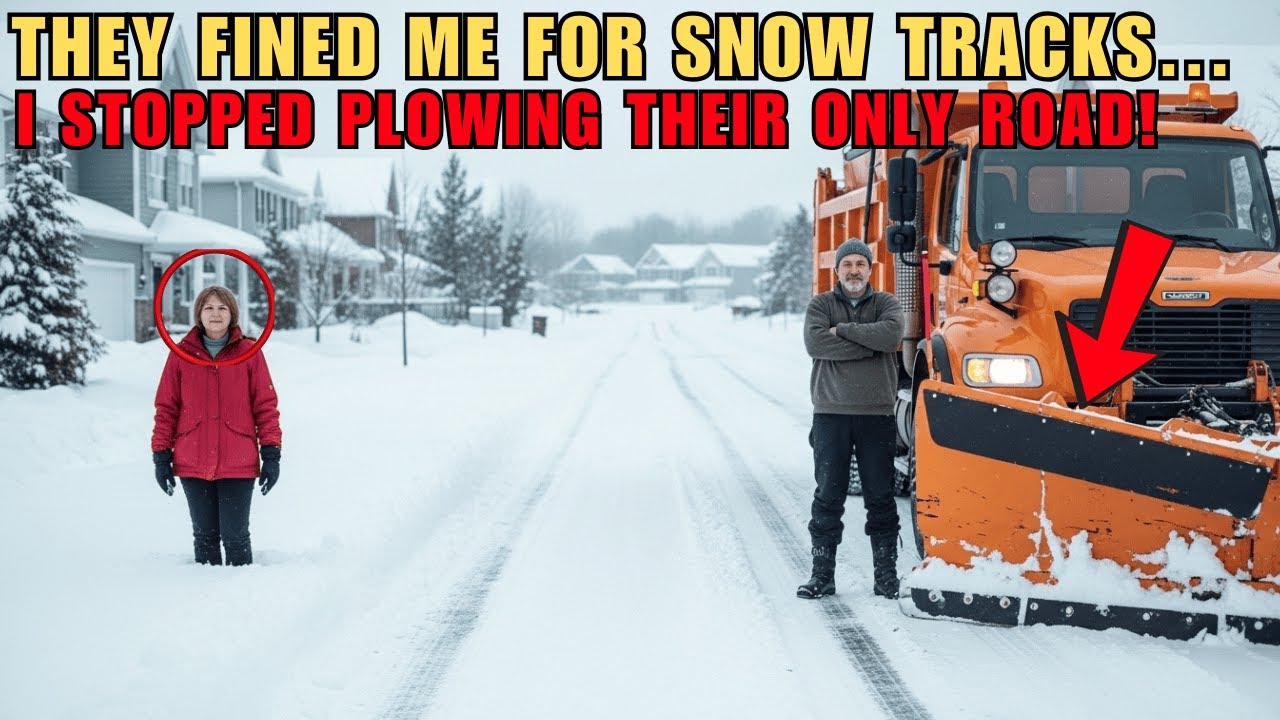 HOA Fined Me for Snow Tire Tracks — So I Stopped Plowing the Only Road They Had