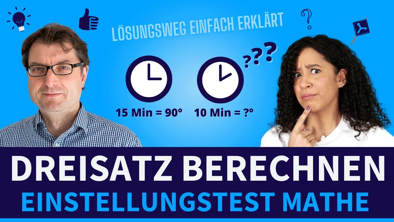 Dreisatz berechnen | Einstellungstest Mathe Aufgaben trainieren #einstellungstest  #mathe
