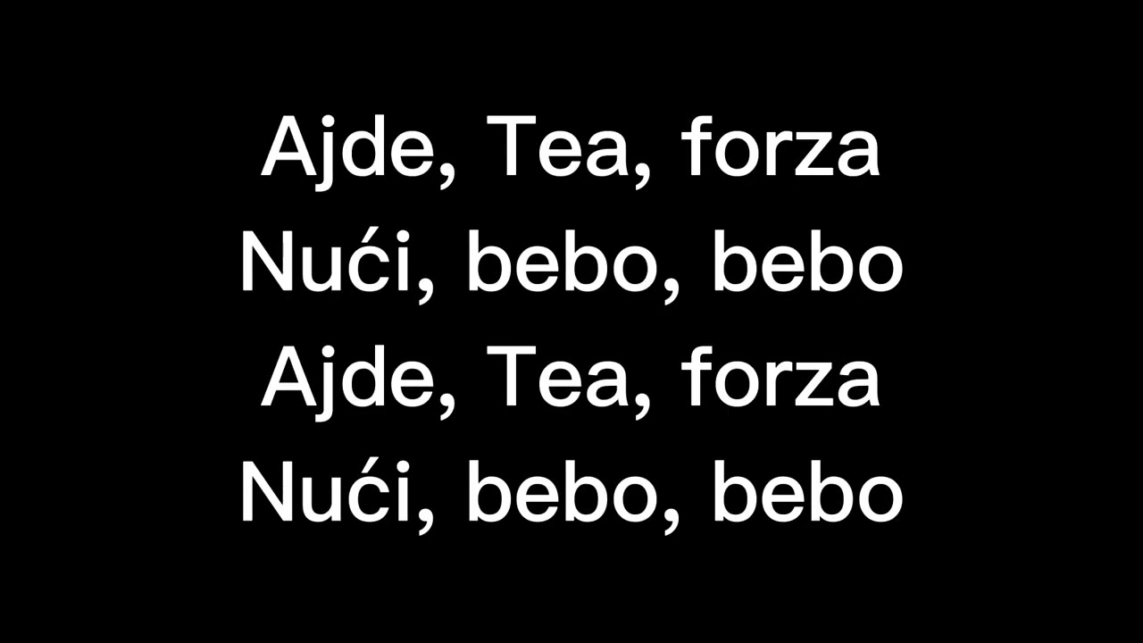 Tea Tairovic x Nucci - TeaNucci (TEKST/LYRICS)