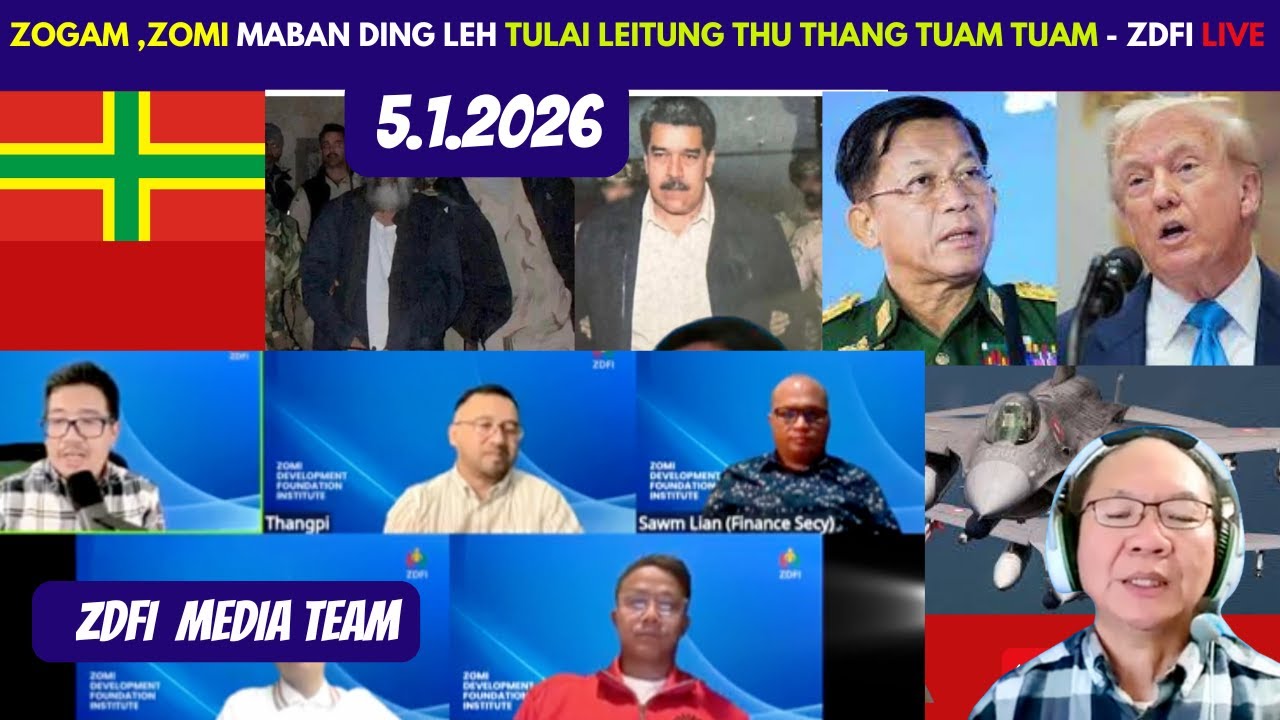 ZOGAM LEH ZOMI MABAN LEH TULAI THU THANG TUAM TUAM - ZDFI LIVE