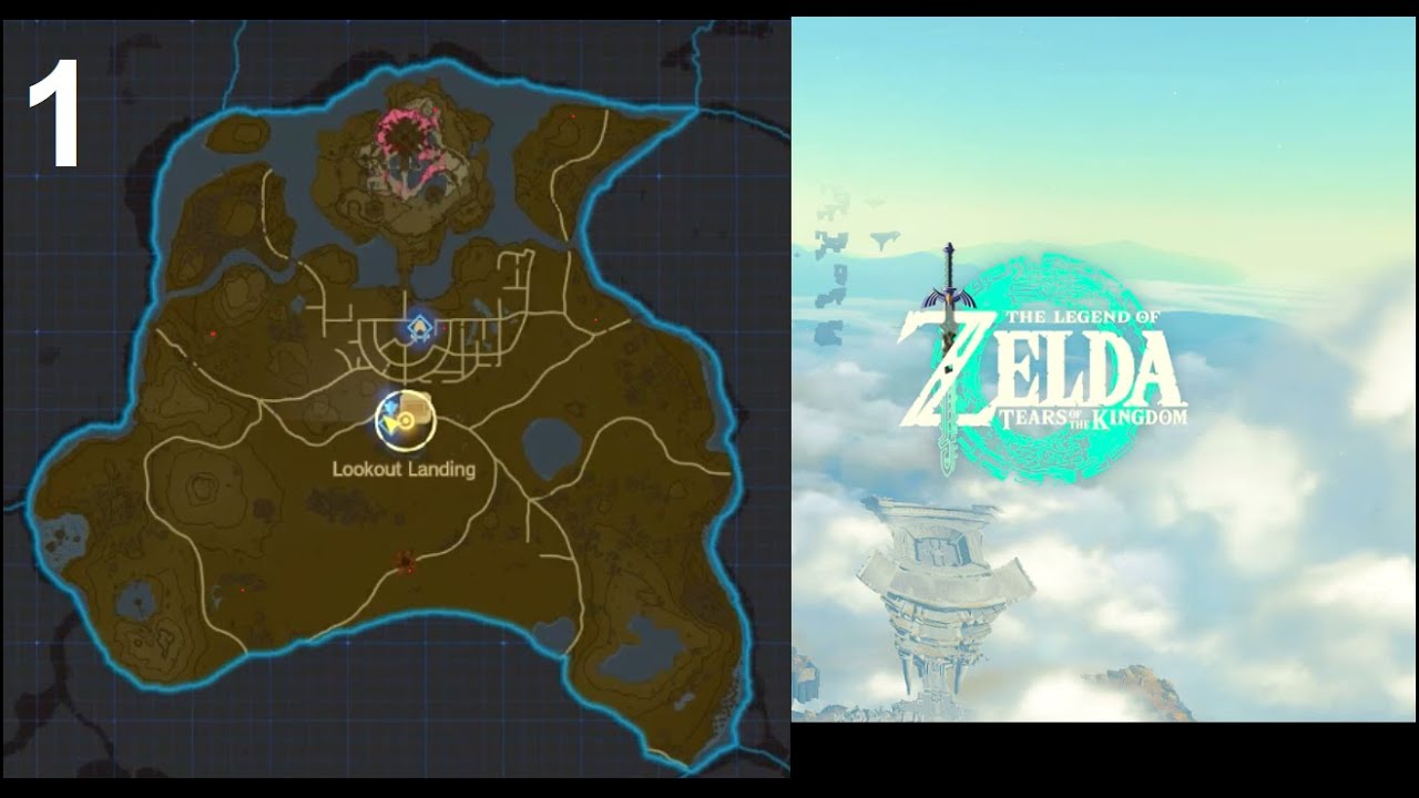 Zelda: TOTK - Beneath Hyrule Castle, Great Sky Island
