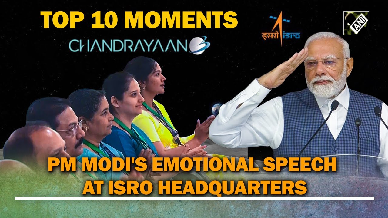From Shivshakti Point to Nat’l Space Day; PM Modi’s top 10 moments from his emotional visit to ISRO