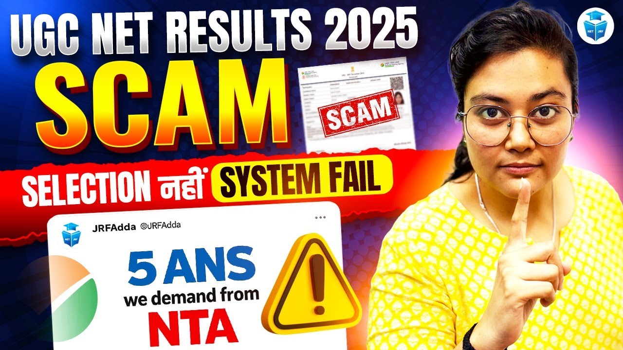 UGC NET RESULT DEC 2025 SCAM ❌ SYSTEM FAILED ❌ 5 DEMANDS FROM NTA 😱