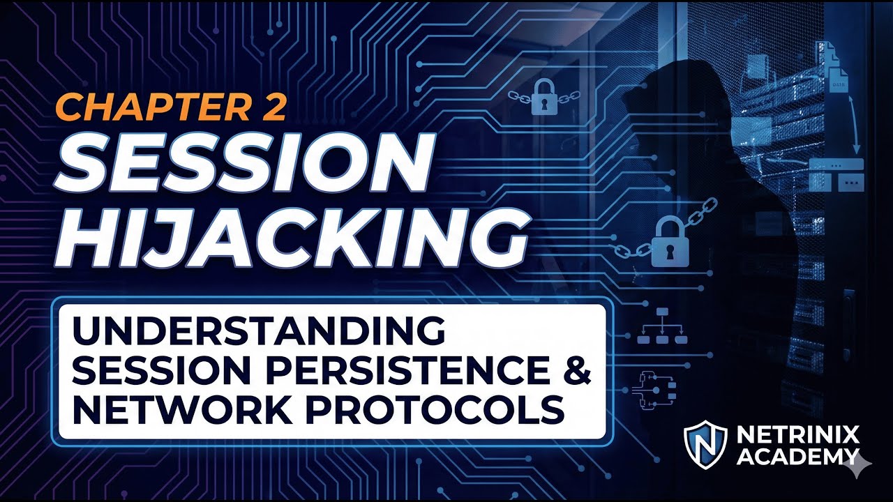 Session Hijacking – Chapter 2: Understanding Session Persistence & Network Protocols