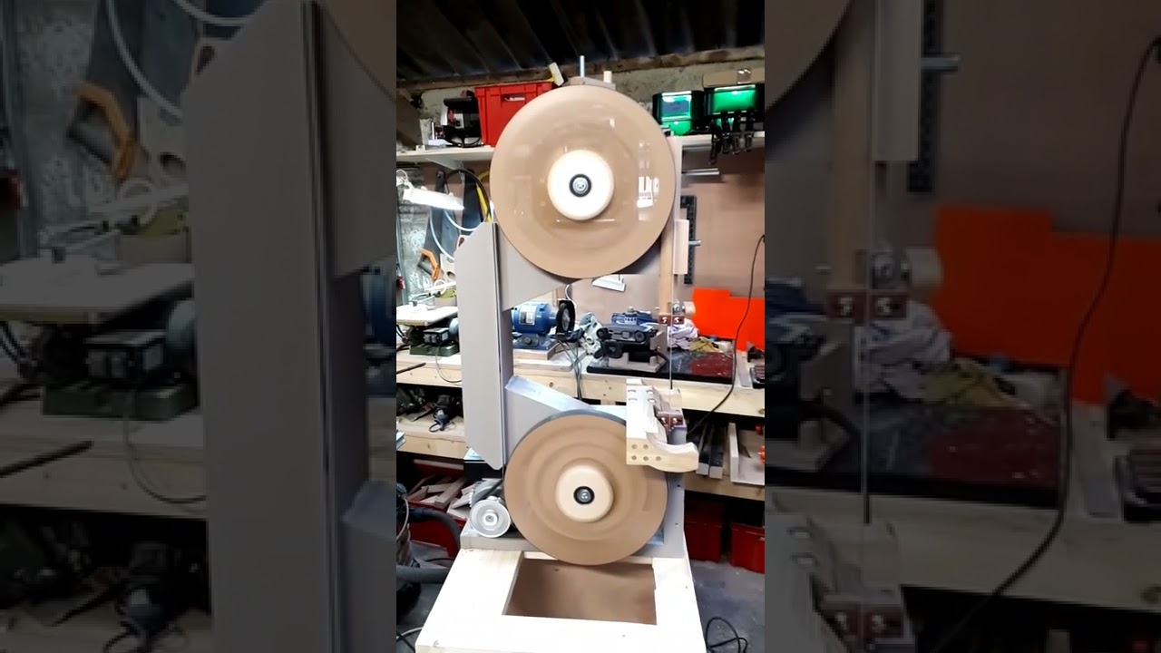 DIY bandsaw - first run