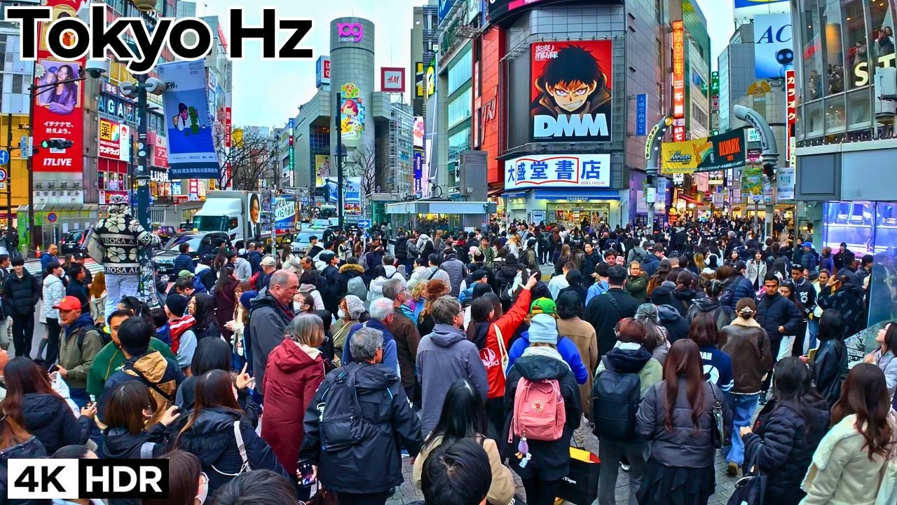 🤩A Bit Mysterious, But Seems Nice | Shibuya Crossing in Shibuya Tokyo Jp  2026 4kHDR