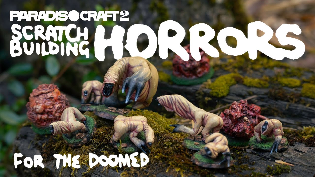 making horrible little guys from scratch for tabletop games