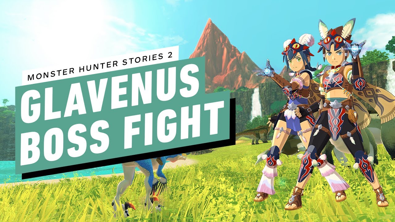 Monster Hunter Stories 2 Gameplay Walkthrough - Boss Fight: Glavenus