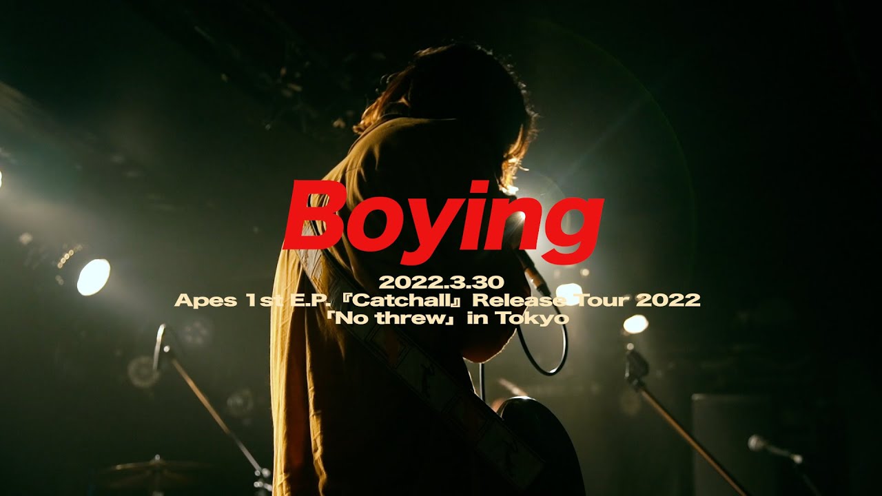 Apes - Boying  (Live Video from “No threw” Tour)
