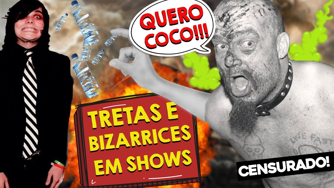 5 COISAS BIZARRAS QUE JÁ ACONTECERAM EM CIMA DO PALCO!