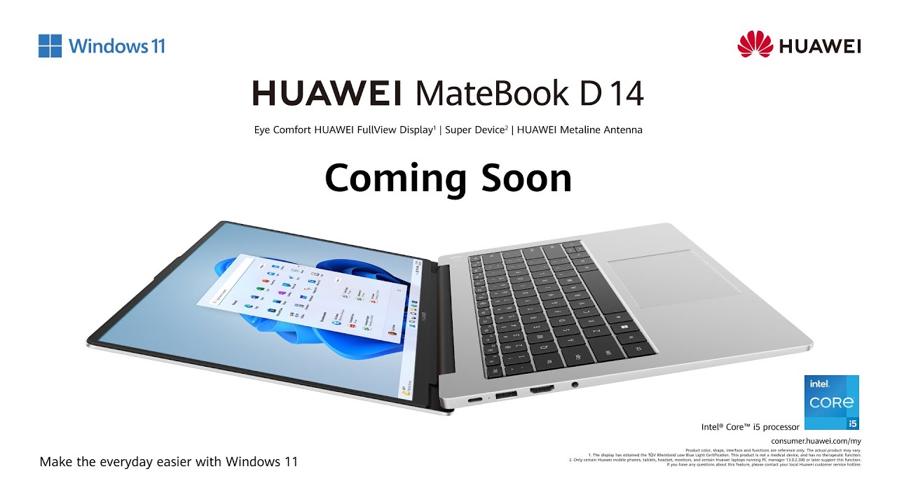 HUAWEI MateBook D14 | Coming Soon