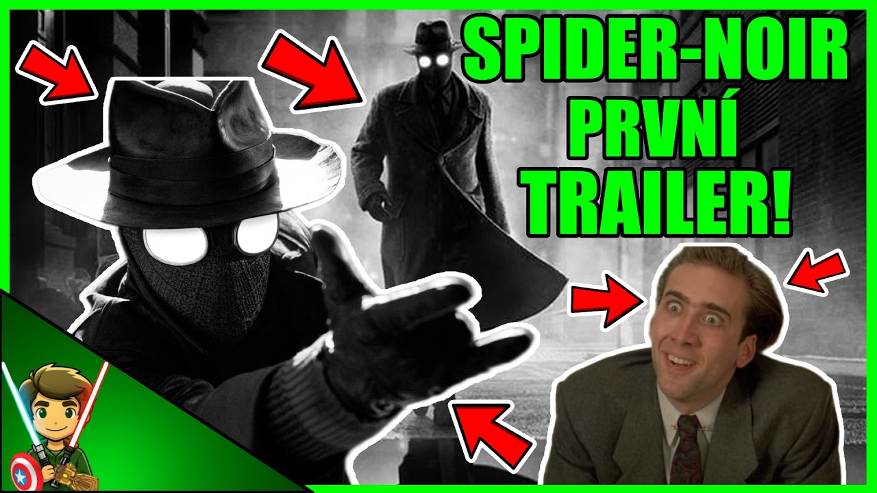Nicolas Cage jako Spider-Noir vypadá naprosto skvěle!😱|Reakce|!