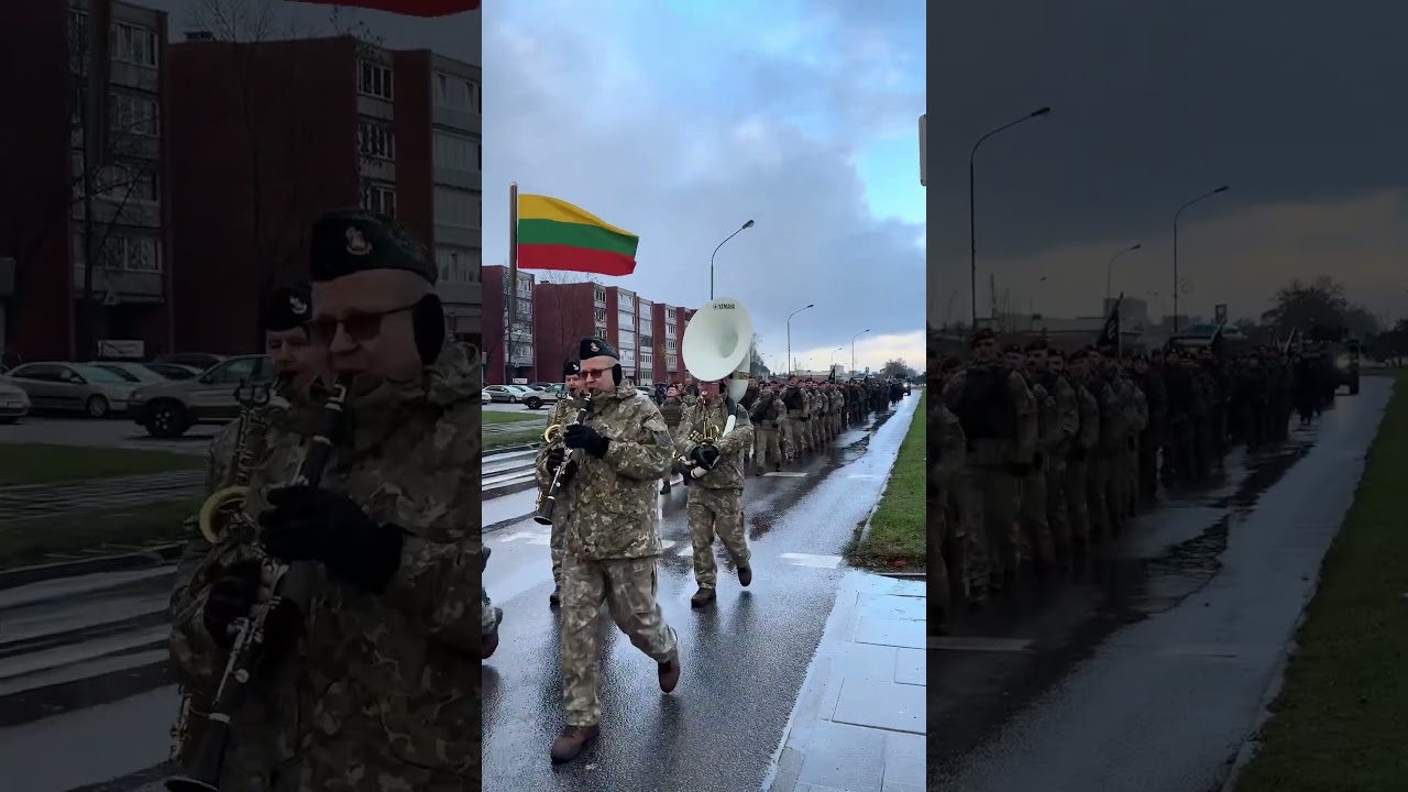 Klaipėdos jūrų kadetų gimnazija dalyvauja Lietuvos kariuomenės atkūrimo 107-ųjų metinių minėjime