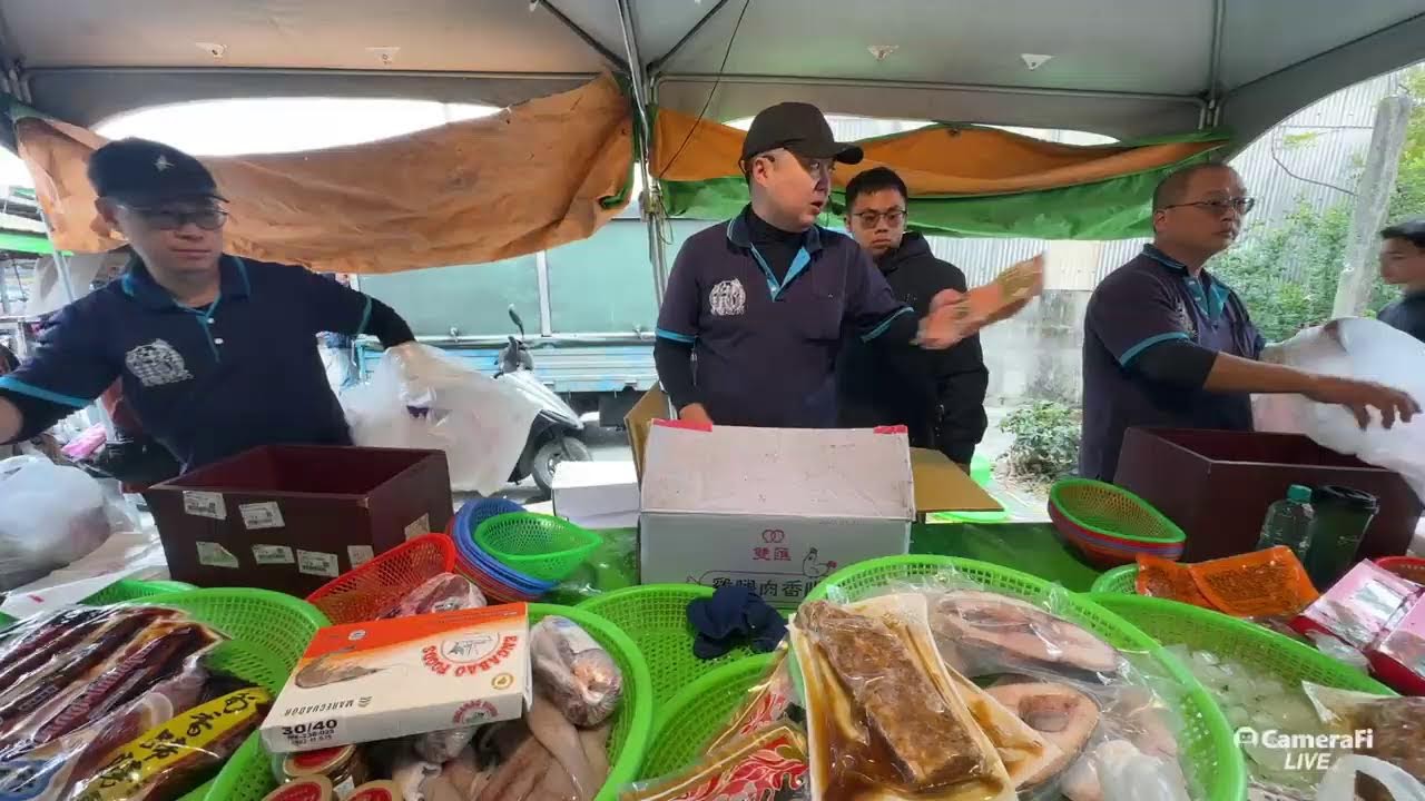 0201鹽水牛墟 港都小孟海鮮拍賣～