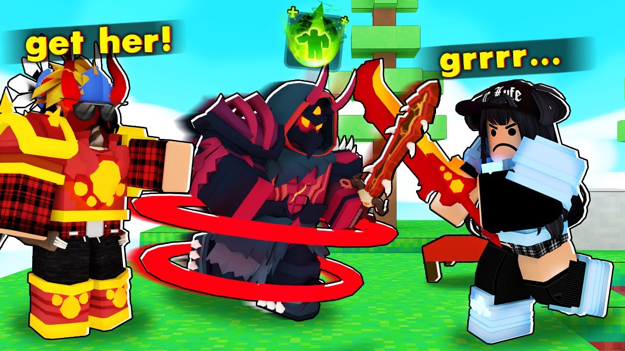 I Used EMBER Kit To Use INSANE Damage In A 1v3... (ROBLOX BEDWARS)