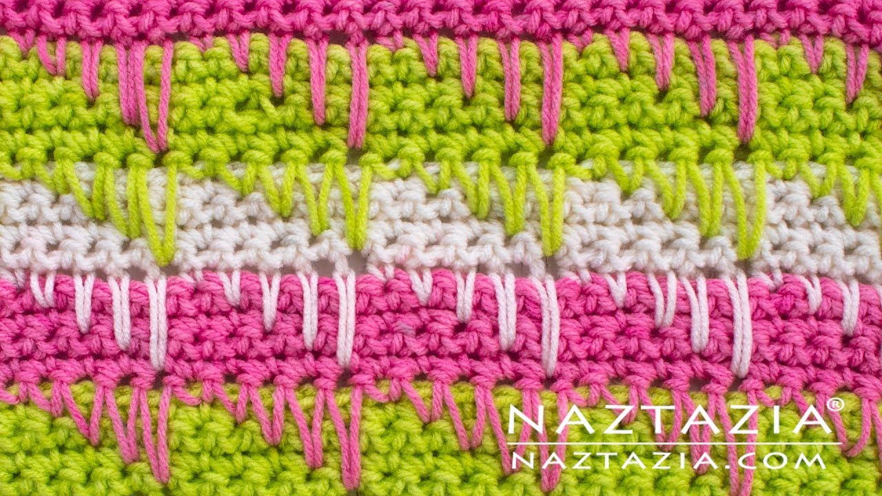 HOW to CROCHET SPIKE STITCH - Stitchorama Collection by Naztazia